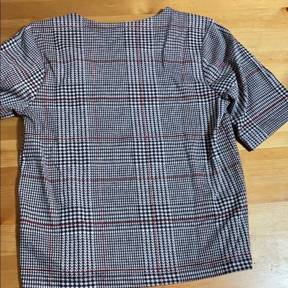 Topshop checked pattern blouse - Picture 4 of 5